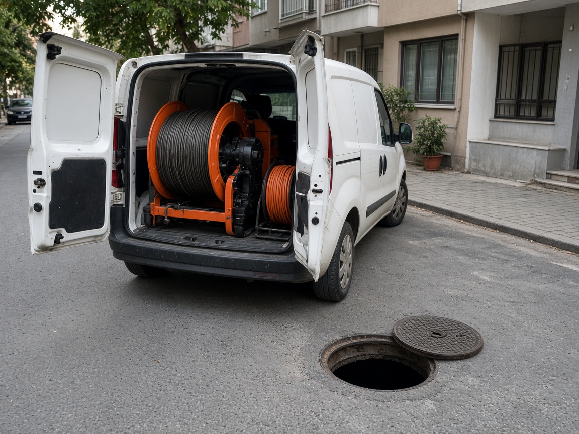 İzmir Tıkanıklık Açma Burgu Tıkanıklık servis aracı